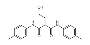 (2-hydroxy-ethyl)-malonic acid di-p-toluidide Structure