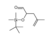 2-[tert-butyl(dimethyl)silyl]oxy-4-methylpent-4-enal Structure