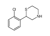 Thiomorpholine, 2-(2-chlorophenyl) Structure