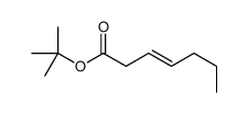 tert-butyl hept-3-enoate Structure