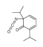 6-isocyanato-2,6-di(propan-2-yl)cyclohexa-2,4-dien-1-one结构式