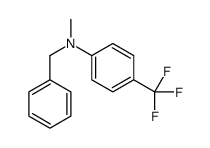 N-benzyl-N-methyl-4-(trifluoromethyl)aniline结构式