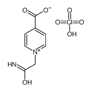 1-(2-amino-2-oxoethyl)pyridin-1-ium-4-carboxylic acid,perchlorate Structure