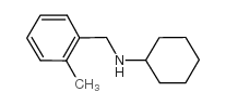 N-[(2-methylphenyl)methyl]cyclohexanamine structure