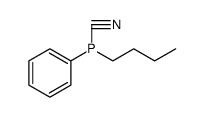 Phosphinecarbonitrile, 1-butyl-1-phenyl结构式