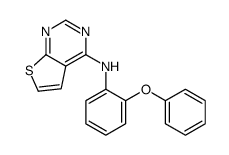 N-(2-phenoxyphenyl)thieno[2,3-d]pyrimidin-4-amine Structure