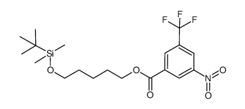 5-(tert-butyldimethylsilyloxy)pent-1-yl 5-(trifluoromethyl)-3-nitrobenzoate Structure