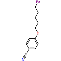 4-[(5-Bromopentyl)oxy]benzonitrile结构式