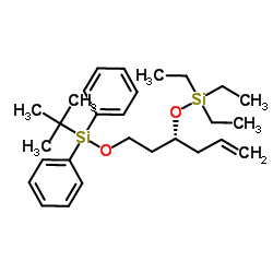 (7R)-7-Allyl-9,9-diethyl-2,2-dimethyl-3,3-diphenyl-4,8-dioxa-3,9-disilaundecane Structure