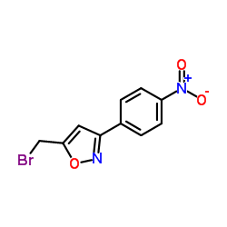 5-(Bromomethyl)-3-(4-nitrophenyl)-1,2-oxazole picture