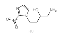 1-amino-4-(2-nitroimidazol-1-yl)butan-2-ol structure