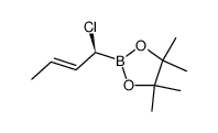 (E)-α-chlorocrotylboronate Structure