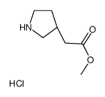 (S)-2-(吡咯烷-3-基)乙酸甲酯盐酸盐图片