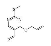 4-(allyloxy)-2-(methylthio)-5-vinylpyrimidine Structure