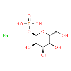 alpha-D-galactose-1-phosphate barium salt structure