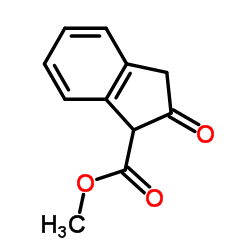 Methyl 2-oxo-1-indanecarboxylate Structure