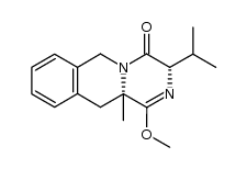 (3S,11aR)-3-isopropyl-1-methoxy-11a-methyl-11,11a-dihydro-3H-pyrazino[1,2-b]isoquinolin-4(6H)-one结构式