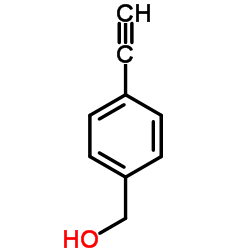 (4-Ethynylphenyl)methanol Structure