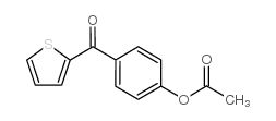 2-(4-ACETOXYBENZOYL) THIOPHENE Structure