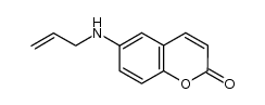 6-(allylamino)-2H-chromen-2-one Structure