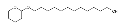 12-(tetrahydropyran-2'-yloxy)dodecan-1-ol结构式