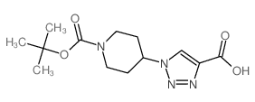 1-[1-(tert-butoxycarbonyl)piperidin-4-yl]-1H-1,2,3-triazole-4-carboxylic acid picture