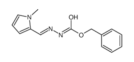 benzyl N-[(1-methylpyrrol-2-yl)methylideneamino]carbamate结构式