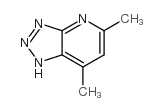 v-Triazolo[4,5-b]pyridine, 5,7-dimethyl- (6CI) structure