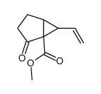 methyl 6-ethenyl-2-oxobicyclo[3.1.0]hexane-1-carboxylate结构式