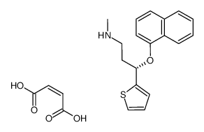 Duloxetine Maleate Structure