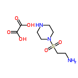 2-(1-Piperazinylsulfonyl)ethanamine ethanedioate (1:1) Structure