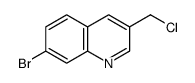 7-bromo-3-(chloromethyl)quinoline Structure