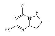 7-methyl-2-sulfanylidene-6,7,8,8a-tetrahydro-1H-pyrazolo[1,5-a][1,3,5]triazin-4-one Structure