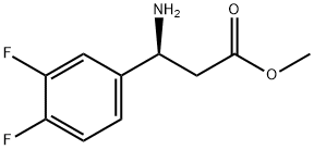 methyl (3s)-3-amino-3-(3,4-difluorophenyl)propanoate Structure