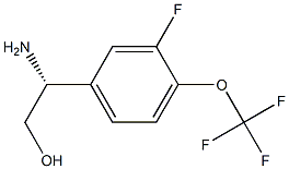 (2R)-2-AMINO-2-[3-FLUORO-4-(TRIFLUOROMETHOXY)PHENYL]ETHAN-1-OL Structure