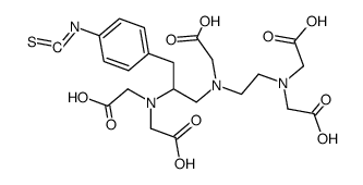 p-SCN-Bn-DTPA Structure