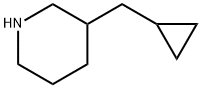 3-(cyclopropylmethyl)piperidine Structure