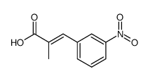 2-methyl-3-(3-nitrophenyl)propenoic acid结构式