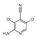 2-Amino-3,5-dichloroisonicotinonitrile Structure