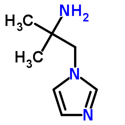 [2-(1H-Imidazol-1-yl)-1,1-dimethylethyl]amine结构式