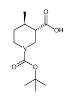 Trans-1-(Tert-Butoxycarbonyl)-4-Methylpiperidine-3-Carboxylic Acid picture