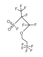 1,1,1,2,3,3-hexafluoro-3-(2-(pentafluoro-l6-sulfanyl)ethoxy)propane-2-sulfonyl fluoride结构式