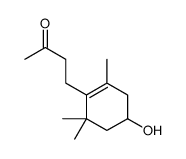 4-(4-hydroxy-2,6,6-trimethylcyclohexen-1-yl)butan-2-one结构式