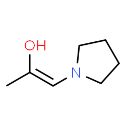 1-Propen-2-ol, 1-(1-pyrrolidinyl)- (9CI)结构式