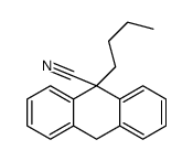 9-butyl-10H-anthracene-9-carbonitrile Structure