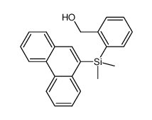 [2-{dimethyl(phenanthren-9-yl)silyl}phenyl]methanol Structure