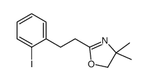 2-[2-(2-iodophenyl)ethyl]-4,4-dimethyl-5H-1,3-oxazole Structure