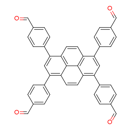 4,4',4'',4'''-(pyrene-1,3,6,8-tetrayl)tetrabenzaldehyde picture