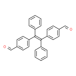 4,4'-[(E)-1,2-Diphenyl-1,2-ethenediyl]dibenzaldehyde结构式