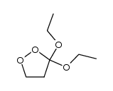 3,3-Diethoxy-1,2-dioxolan结构式